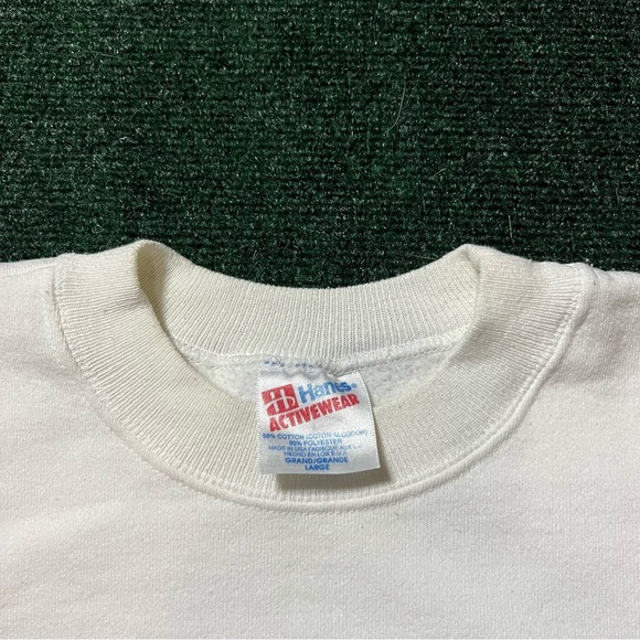 Vintage Atlanta 1996 Olympics Sweatshirt White USA 90s Size M 20.5X25.5 - Picture 10 of 15